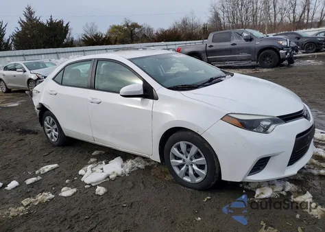 2015 Toyota Corolla L from USA, damaged, VIN 2T1BURHE7FC259570